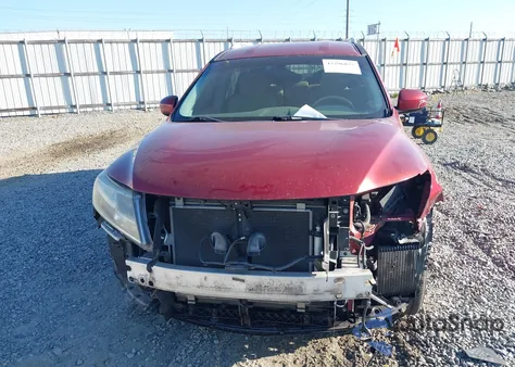 2014 Nissan Pathfinder Sv из США, поврежденный, VIN 5N1AR2MN2EC639588